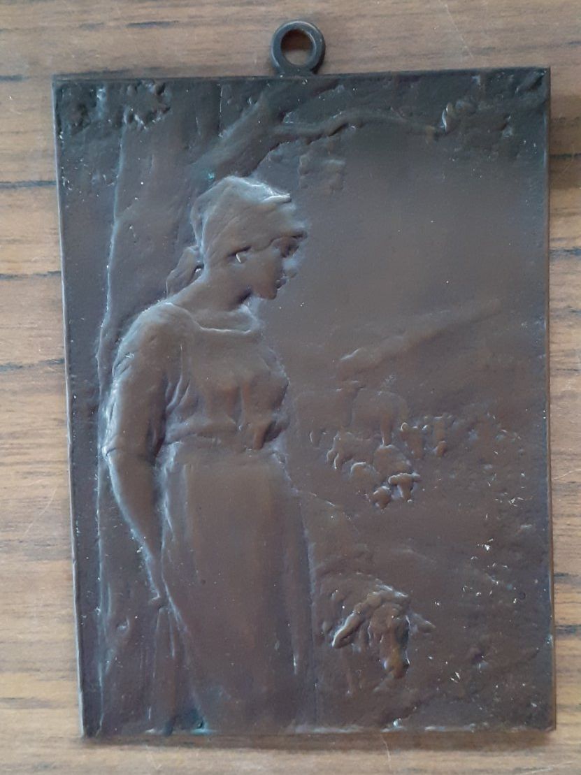 Skulpturen & Statuen: Antikes Relief bukolische Szene – Gebraucht aus Mörschwil von antiksalon 4