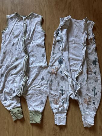 2 Kinder Schlafsäcke (Fuss zu oder offen möglich) Gr. 86-98