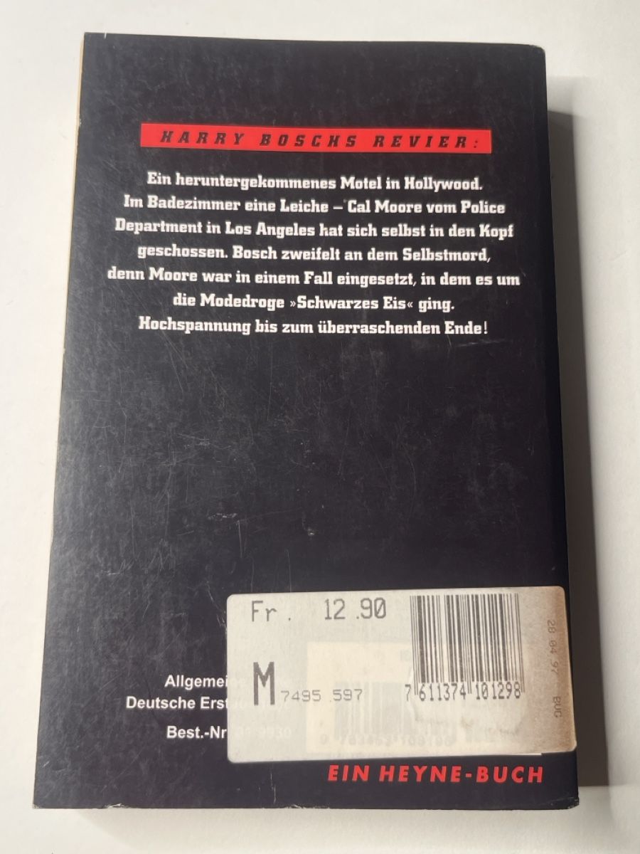Libri: Michael Connelly - Schwarzes Eis - Top Zustand! – Usato da Forch venduto da tieckr 1