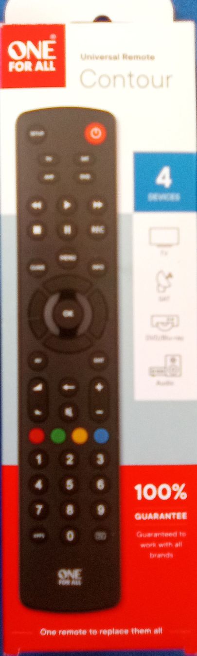 Fernbedienungen: One For All Contour Universal Remote 4 devices neuf – Neu (gemäss Beschreibung) aus Lausanne 25 von Skys87