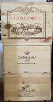 Caisse en bois Ornellaia, Castillo di broglio