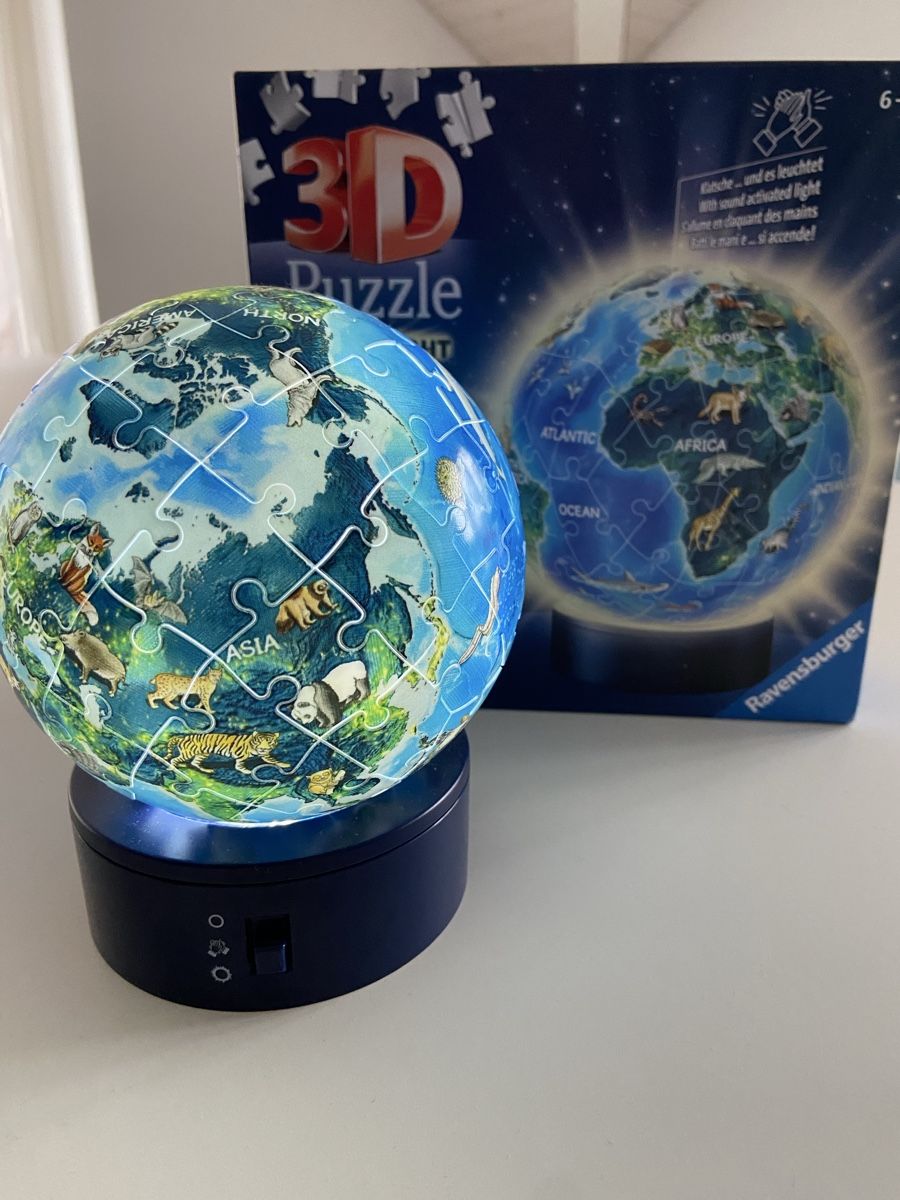 Ravensburger Puzzle: Ravensburger 3D Nightlight Puzzle Globus – Usato da Luzern venduto da Nordischkind 1