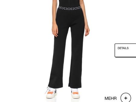 Flare trousers black Off white