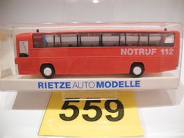 Rietze 60184, RHD Feuerwehrbus, Nr. 559
