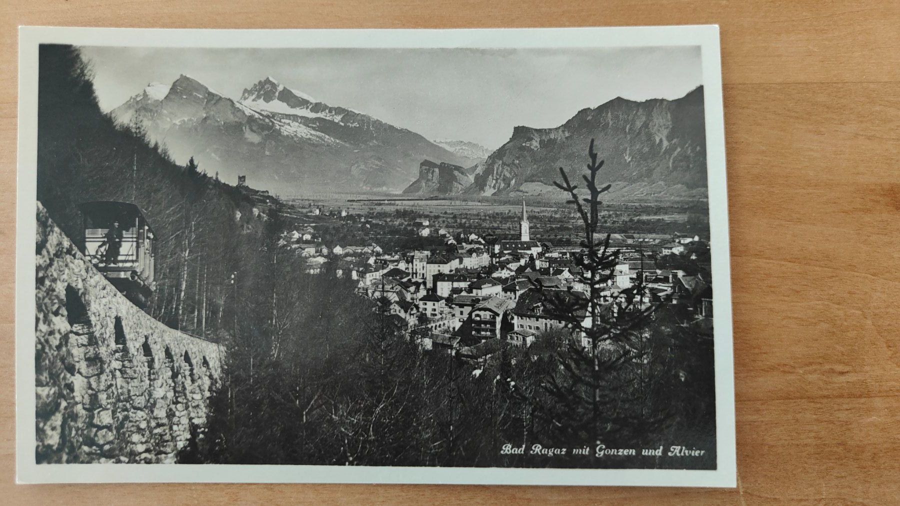 Cartes postales: Bad Ragaz mit Wartenstein Bahn um 1930 – D'occasion à St. Erhard par Chaeferli6