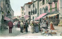 Locarno  TI    -    Mercato       um 1921