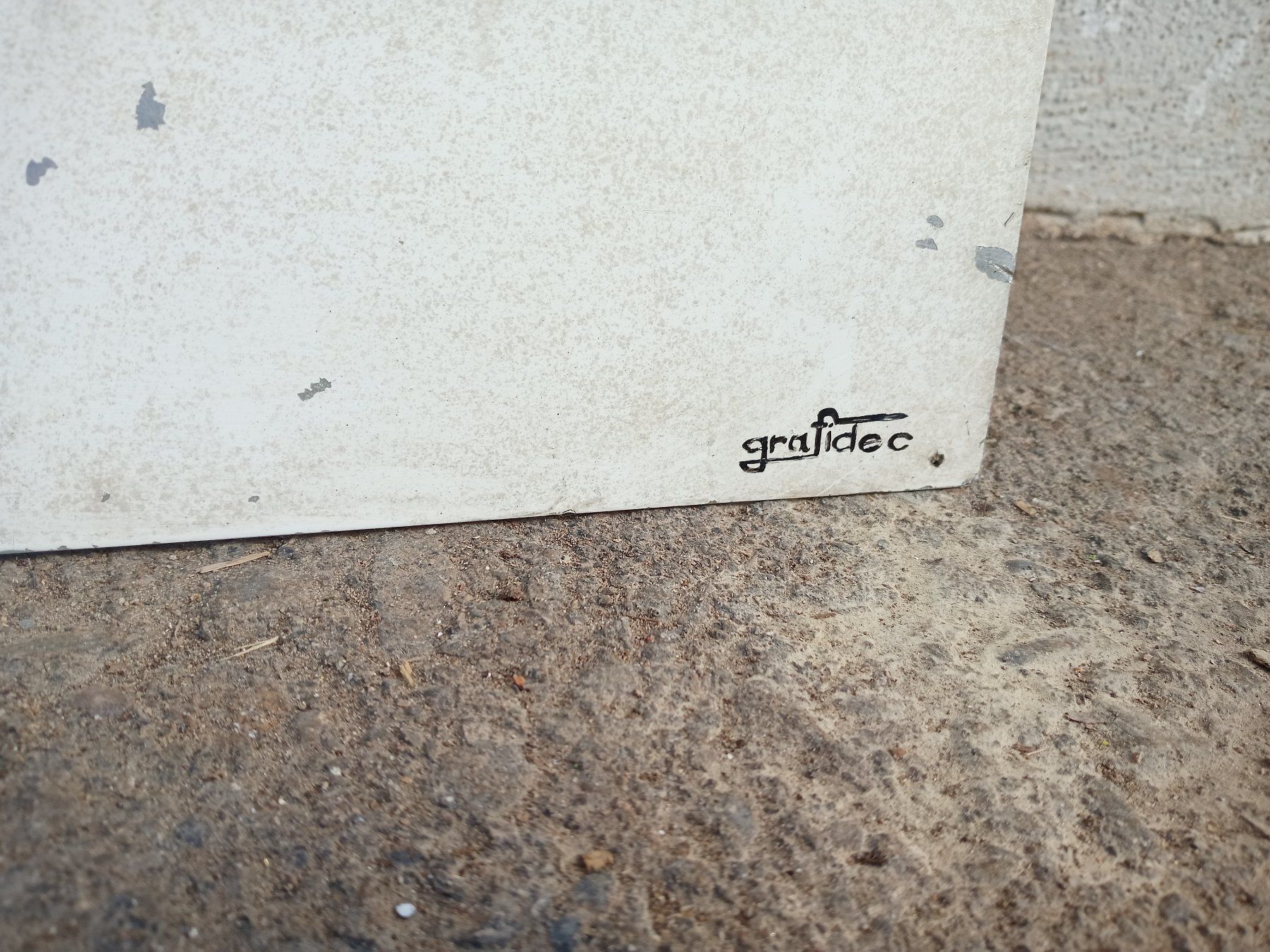 Schilder: Alte Schild Hotel du Cervin Grafidec – Gebraucht aus Prez-vers-Siviriez von Monija70 2