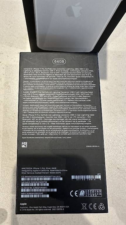 Apple Telefoni cellulari / Smartphones: iPhone 11 Pro 64GB Silber – Usato da Horw venduto da terencelau 3