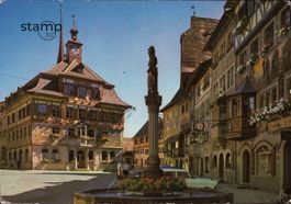 1961 AK Stein am Rhein _ Rathausplatz