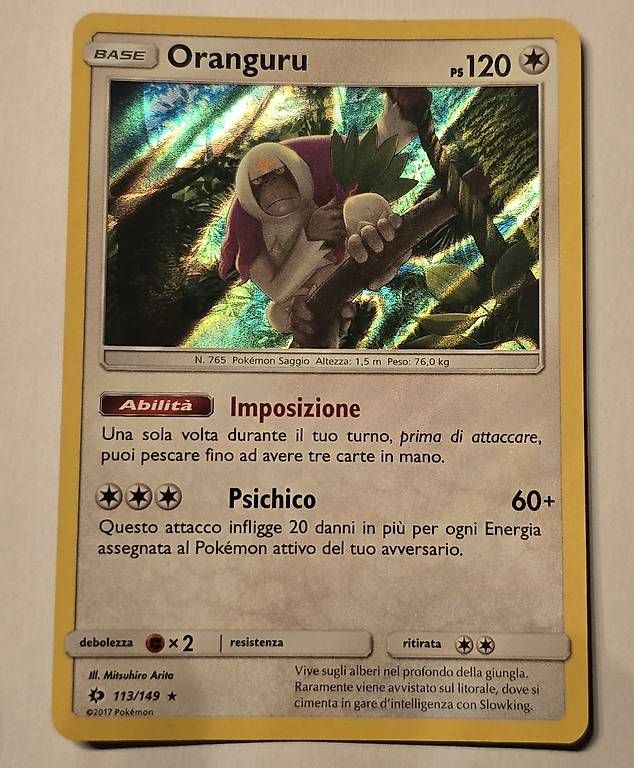 Pokémon Carte collezionabili: Pokémon holo, oranguro – Usato da Bellinzona venduto da Friederike_A