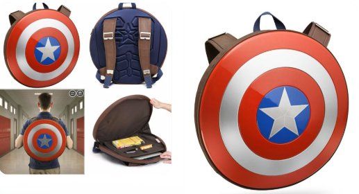 Rucksäcke: Schild Rucksack  Captain America Shield Backpack – Neu und originalverpackt aus Winterthur von Destinatio 5