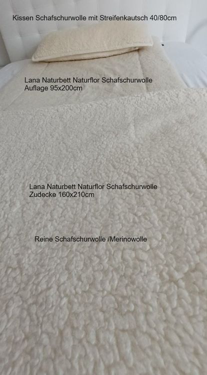 Kissenbezug Mit Schafschurwolle 40x60cm - Made In Germany