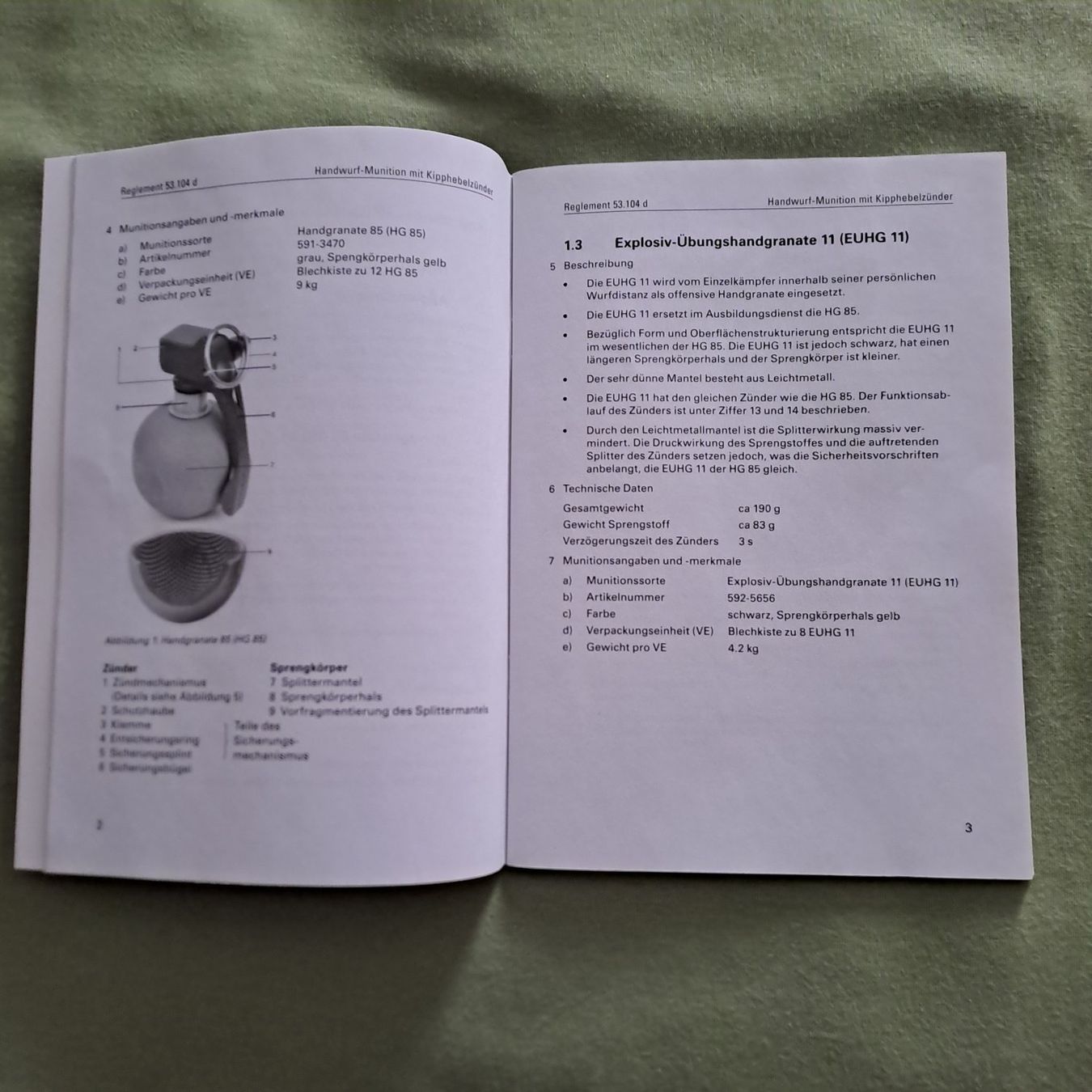 Libri: Handwurf-Munition mit Kipphebelzünder – Usato da Gipf-Oberfrick venduto da Mig_29 1