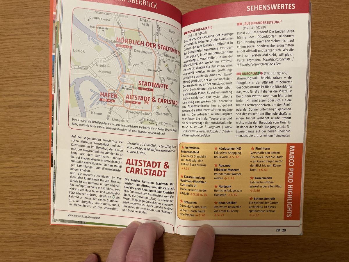 Libri: Marco Polo Reiseführer Düsseldorf – Usato da Zürich venduto da spo_zxm7 2