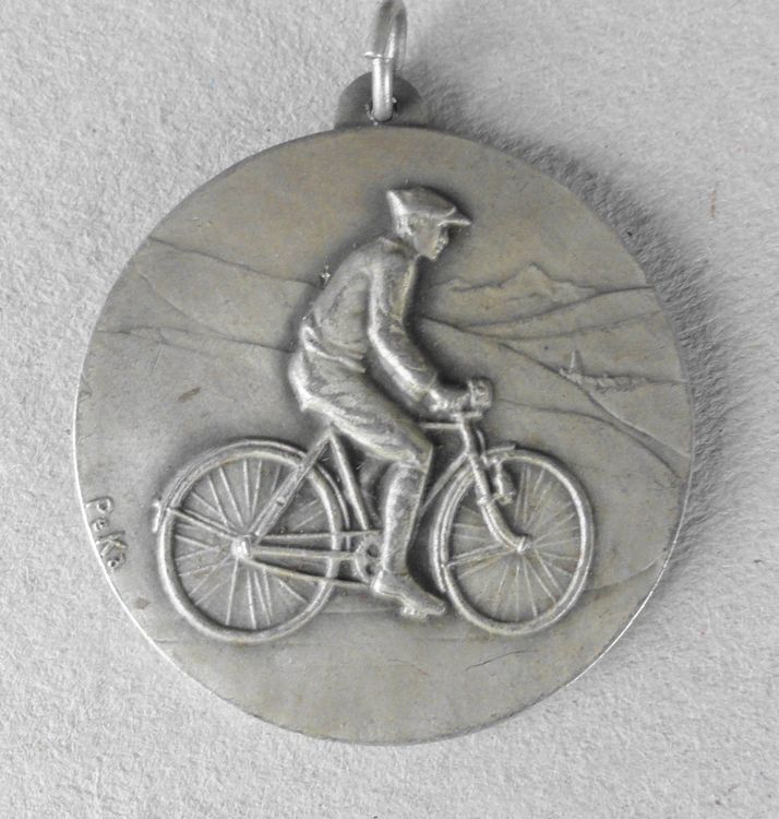 Médaille Cycliste UVF Ancienne - Vélo Course - Cyclisme Vintage