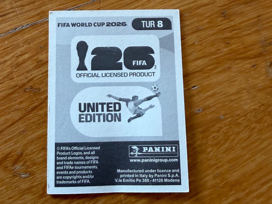 Panini Carte collezionabili: Panini TUR 8 Kadioglu – Nuovo (secondo la descrizione) da Zürich venduto da bel5 1