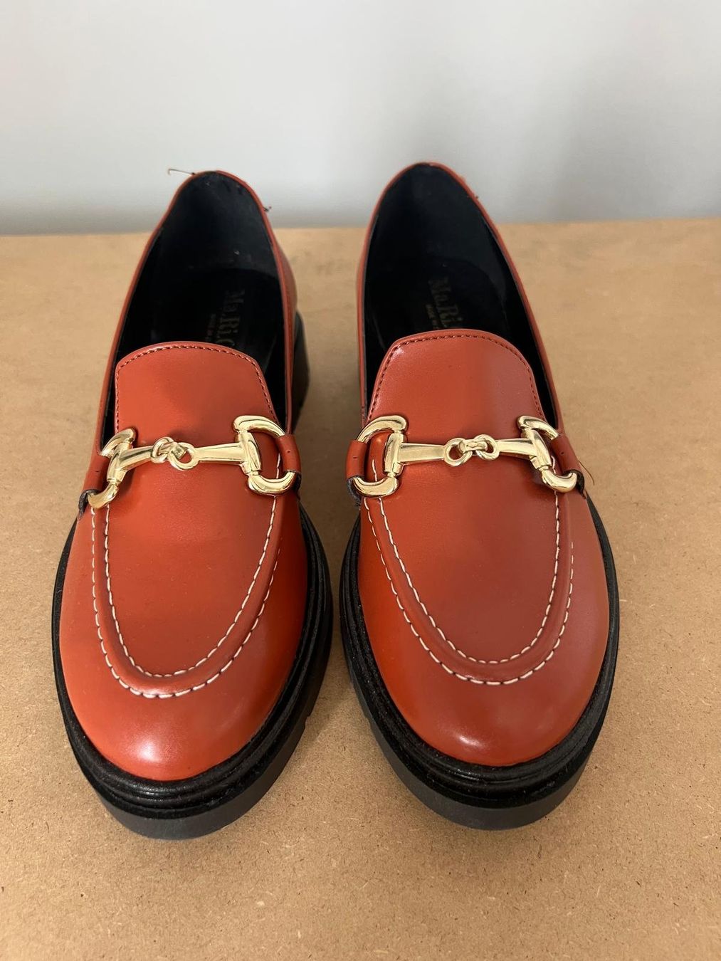 Scarpe da donna: Damenmokassin Rostorange Gr. 36 – Nuovo e nell'imballaggio originale da Emmen venduto da IMV-Liquidationen