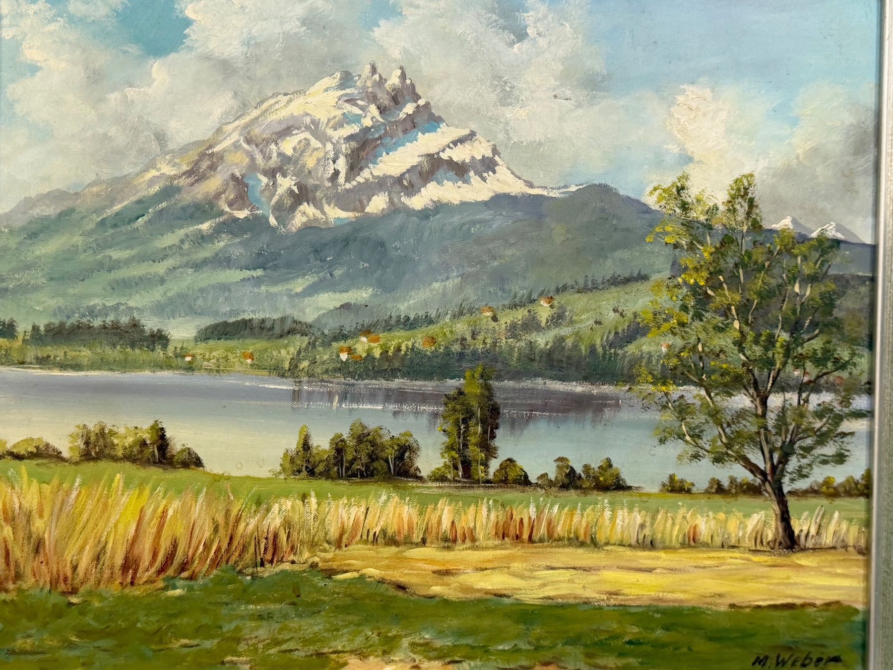 Gemälde: M. Weber - Original Gemälde – Gebraucht aus Basel von PAUL_ART 1
