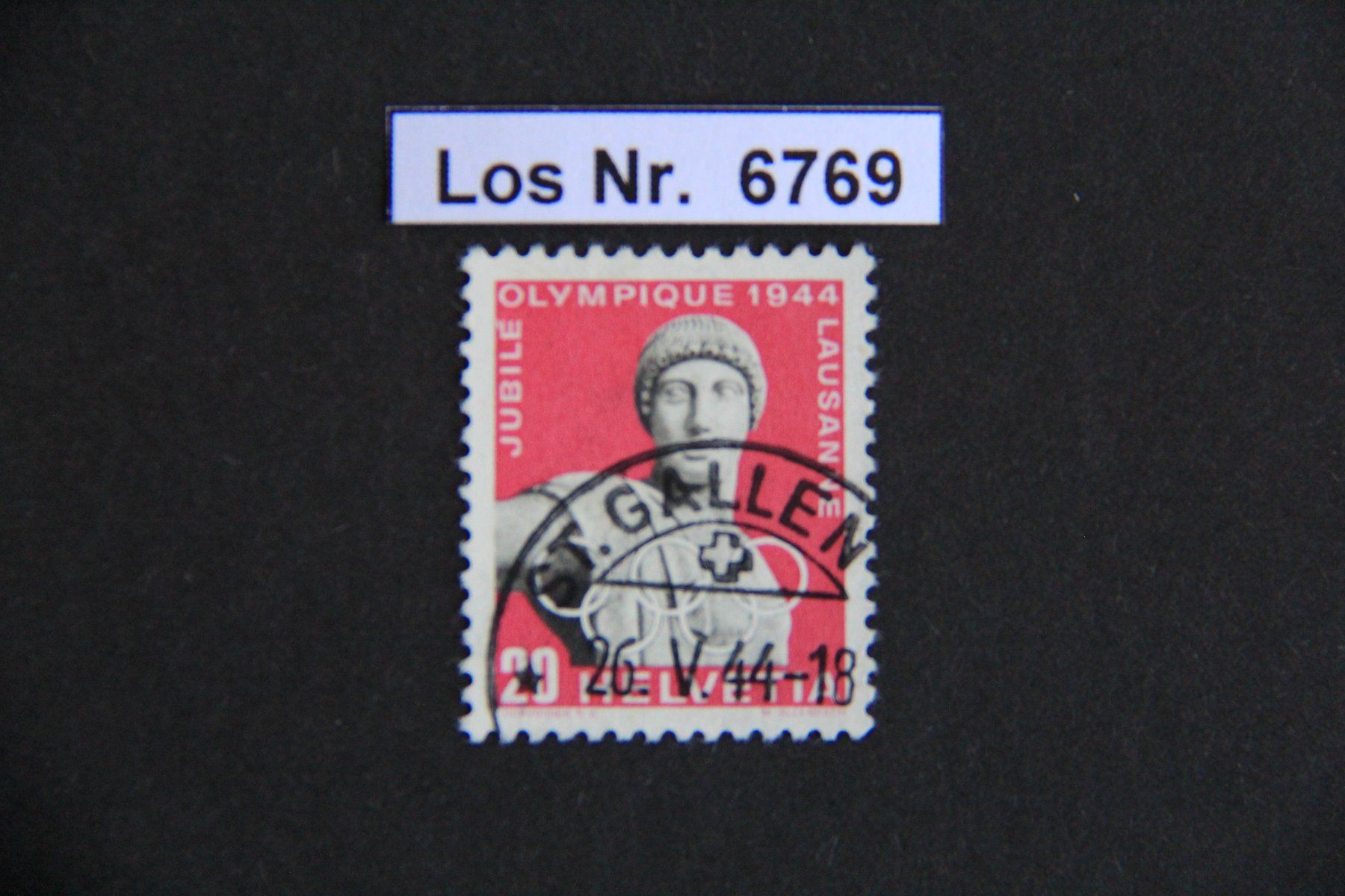 Tutti i francobolli: CH 1944 Ortsstempel mit Datum                       Los 6769 – Usato da Volken venduto da jukon65