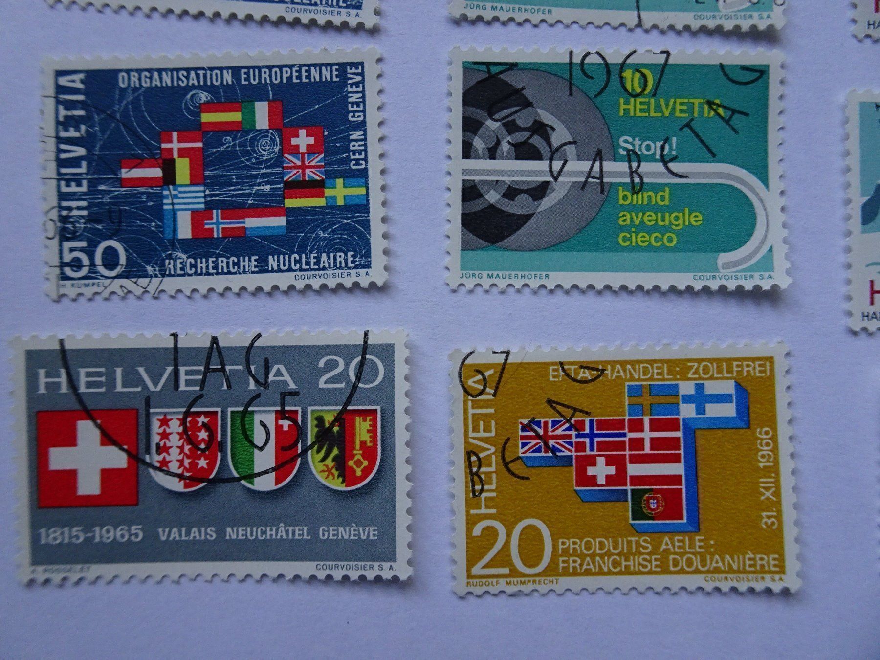 Alle Briefmarken: 1965-67 – Neu (gemäss Beschreibung) aus Aadorf von Chnorli-Furz 3