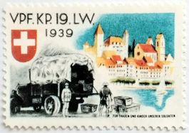 Soldatenmarke 2.WK, Verpflegungs Kp 19 LW, Kinder, Wi Vpf 77