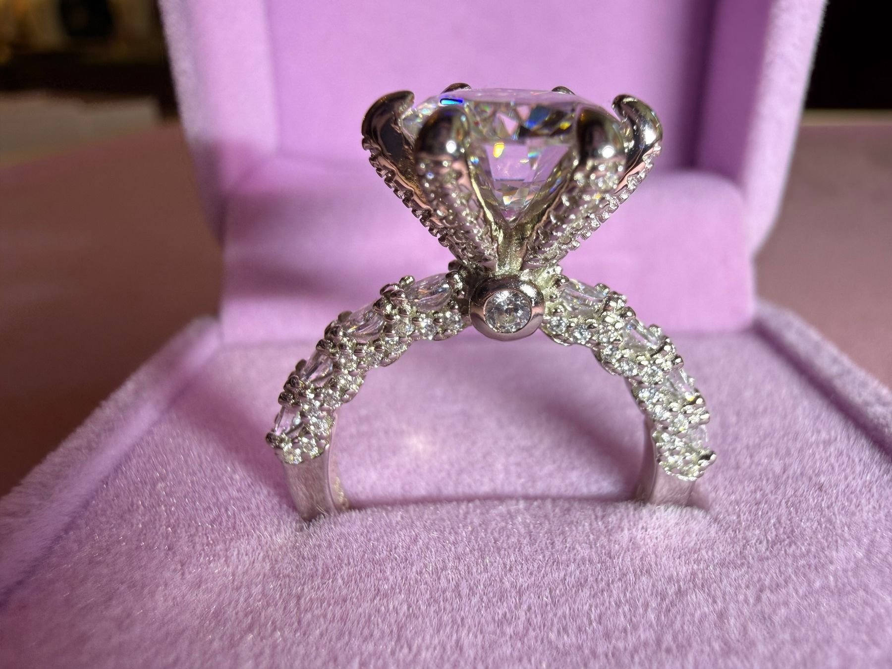 Anelli: Bague Moissanite d’Exception – Nuovo e nell'imballaggio originale da St-Maurice venduto da Sandrinette123 5
