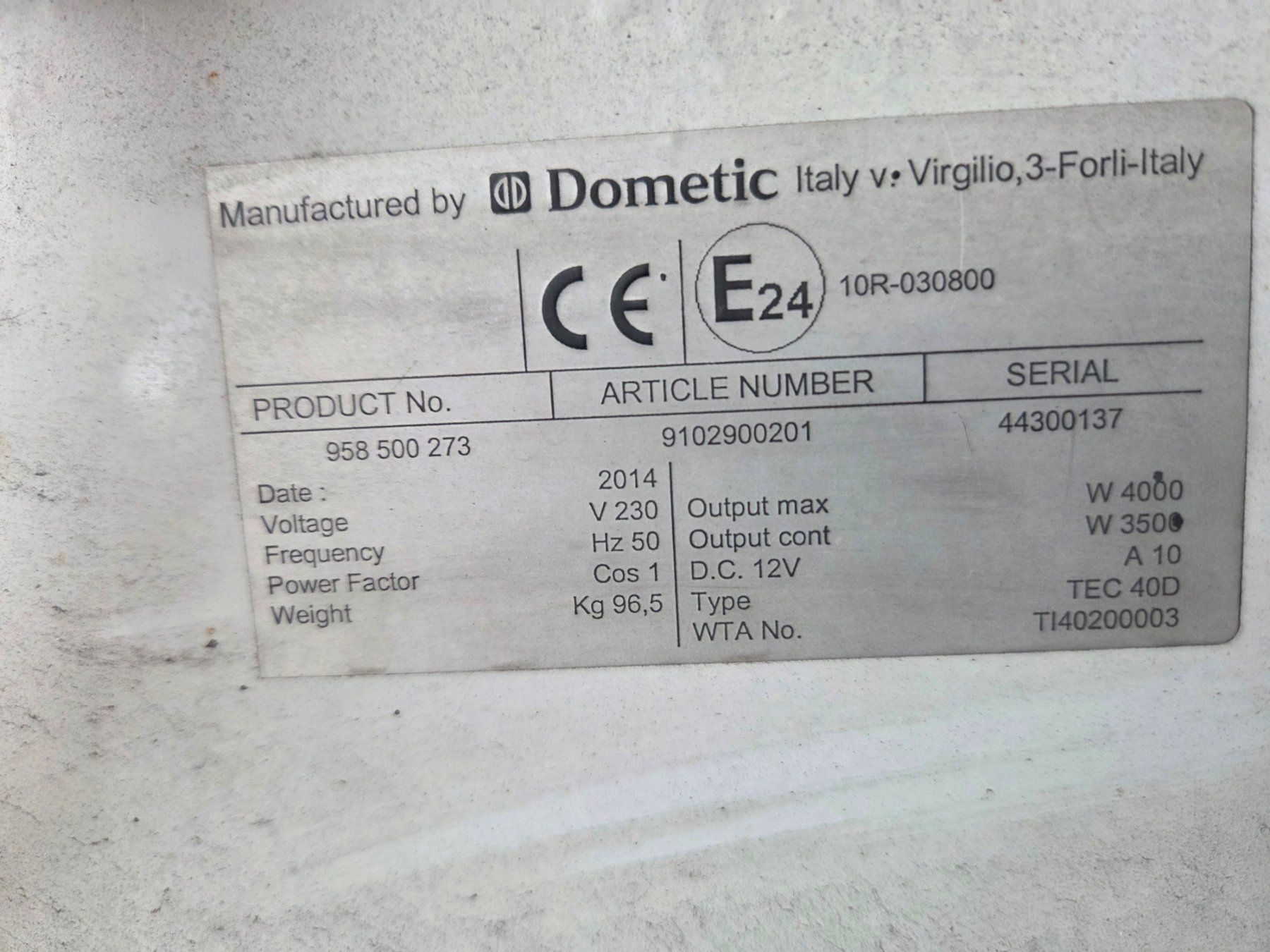 Generatori di corrente: Generator – Usato da Eriswil venduto da Fiat691 3