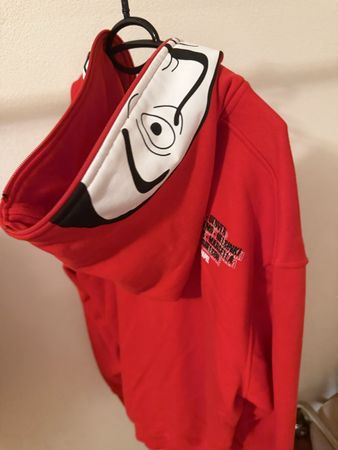 Snipes Hoodie La Casa de Papel rot Grösse XL neuwertig