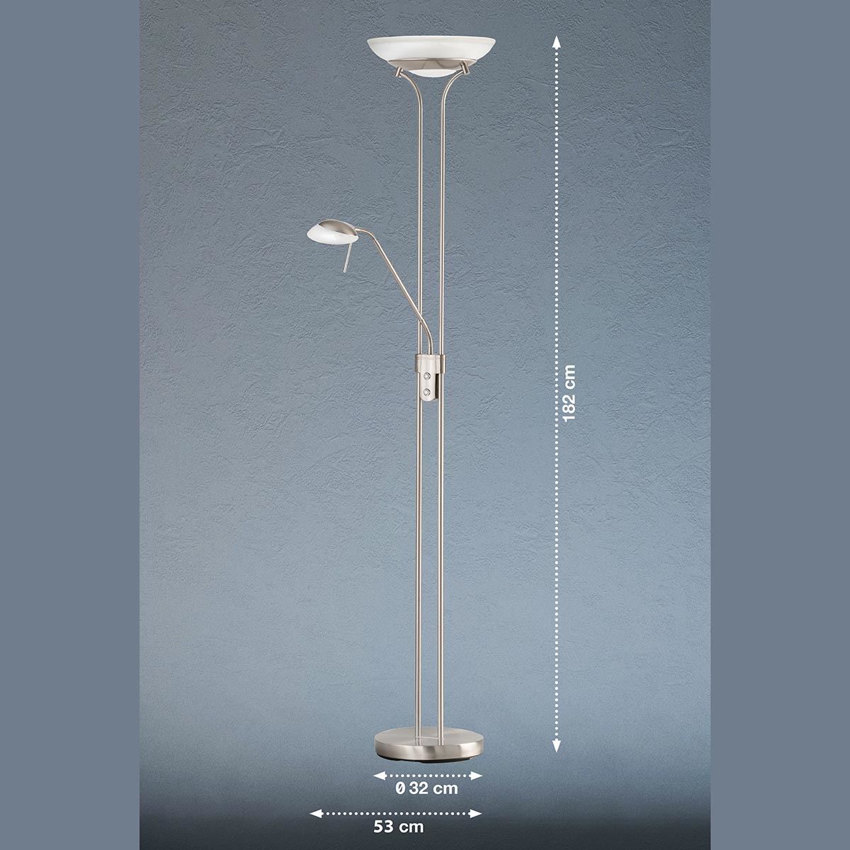 Lampade: Stehleuchte, Leselicht, 3500 Lumen – Nuovo (secondo la descrizione) da Kreuzlingen venduto da Smart-Light 3
