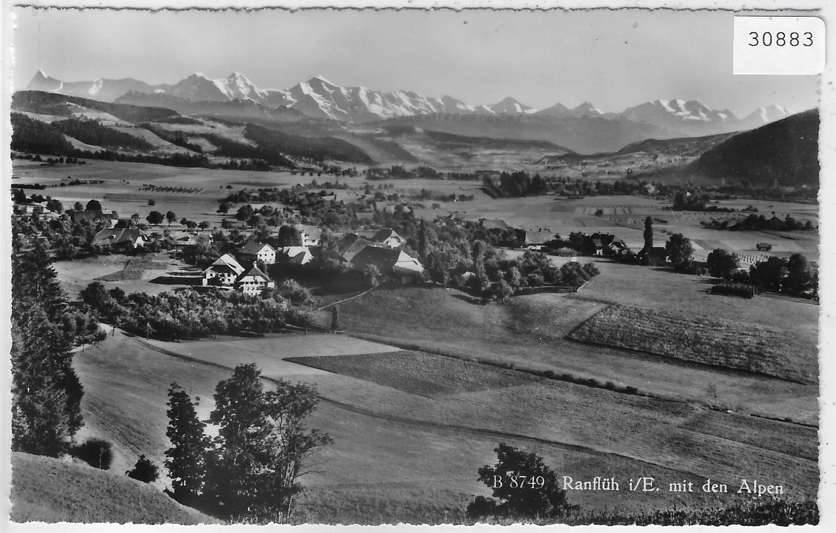 Cartes postales: Ranflüh i./E. mit den Alpen – D'occasion à Ettingen par Kartenplanet