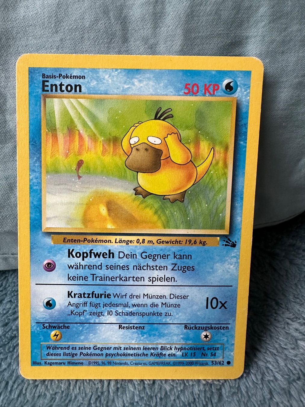 Pokémon Carte collezionabili: Enton 53/62 Pokemon Karte Base Set 1999 – Usato da Kleindöttingen venduto da lau_k778