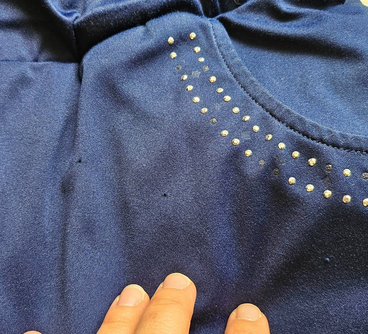 Pantaloni: Hose elegant,leicht glänzend,Elastbund,Kurzgrösse 20/Gr. 40 – Usato da Siblingen venduto da Vany_McDougall 5