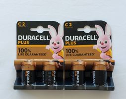 2 Pack, 4 Stück Duracell C2 LR14 Plus Power Batterien