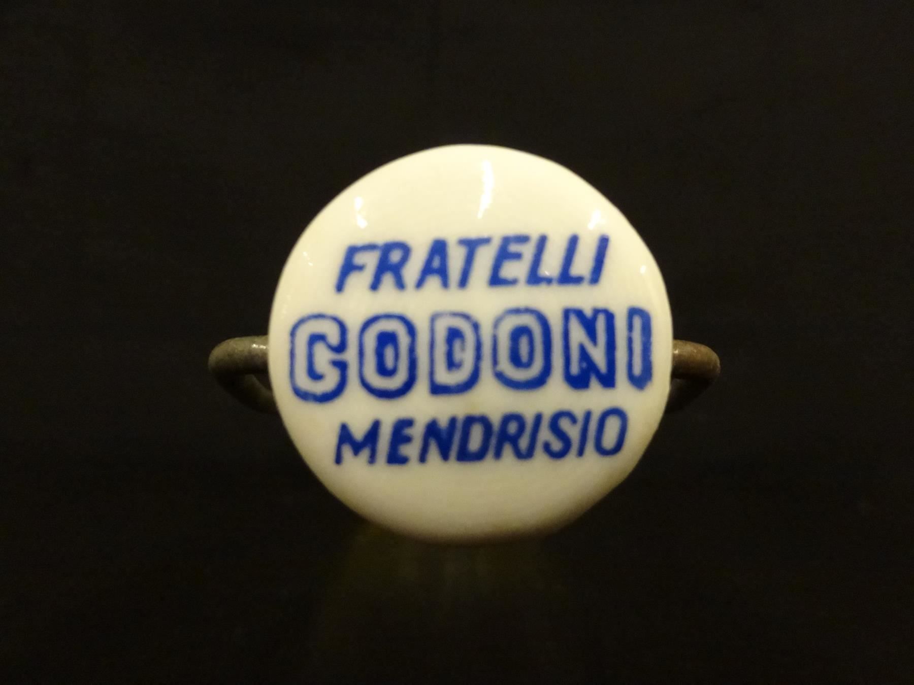 Bicchieri, Caraffe & Bottiglie: alte Flasche FRATELLI CODONI MENDRISIO – Usato da Kerzers venduto da Flaschenposten 7