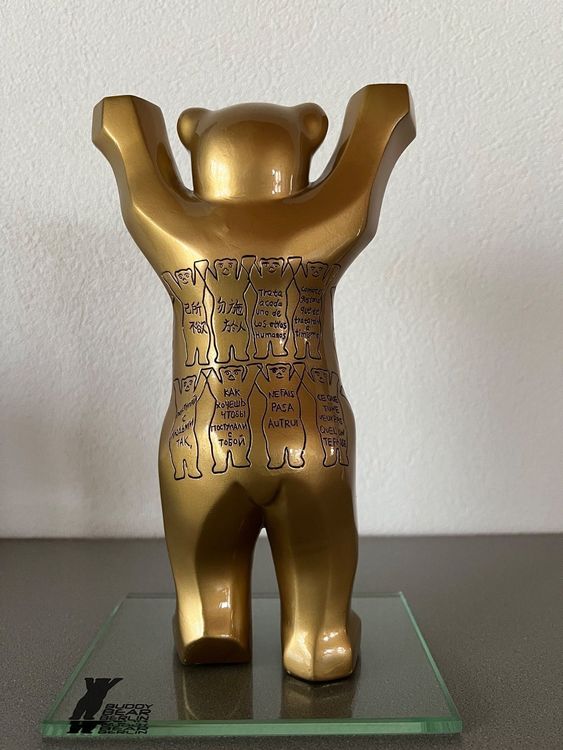 Buddy Baer, Berliner Bär "The golden Rule", 22cm hoch Kaufen auf Ricardo