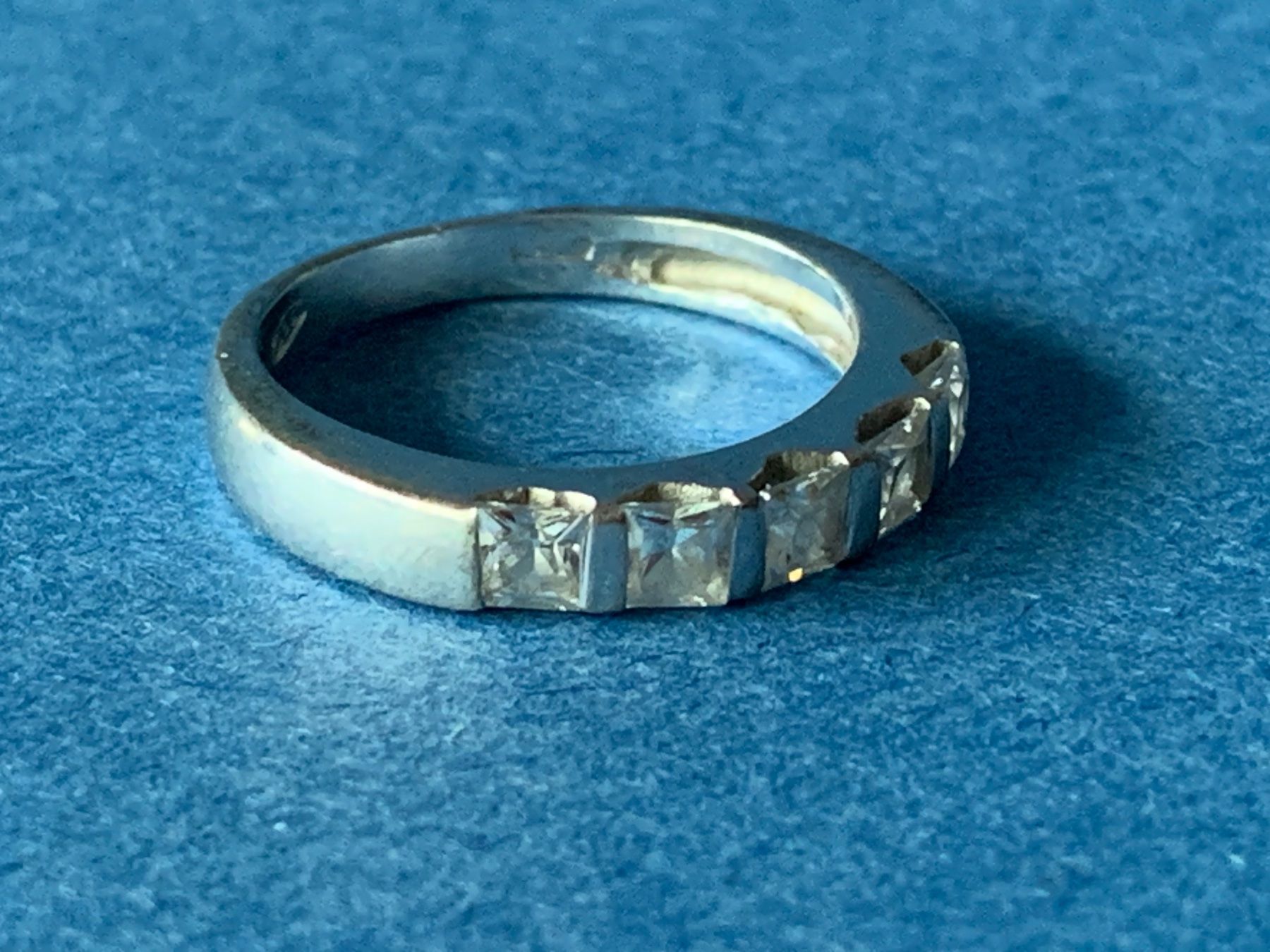 Anelli: Silberring 5 stones kompact (53) – Usato da Dittingen venduto da Bijoubelle 7