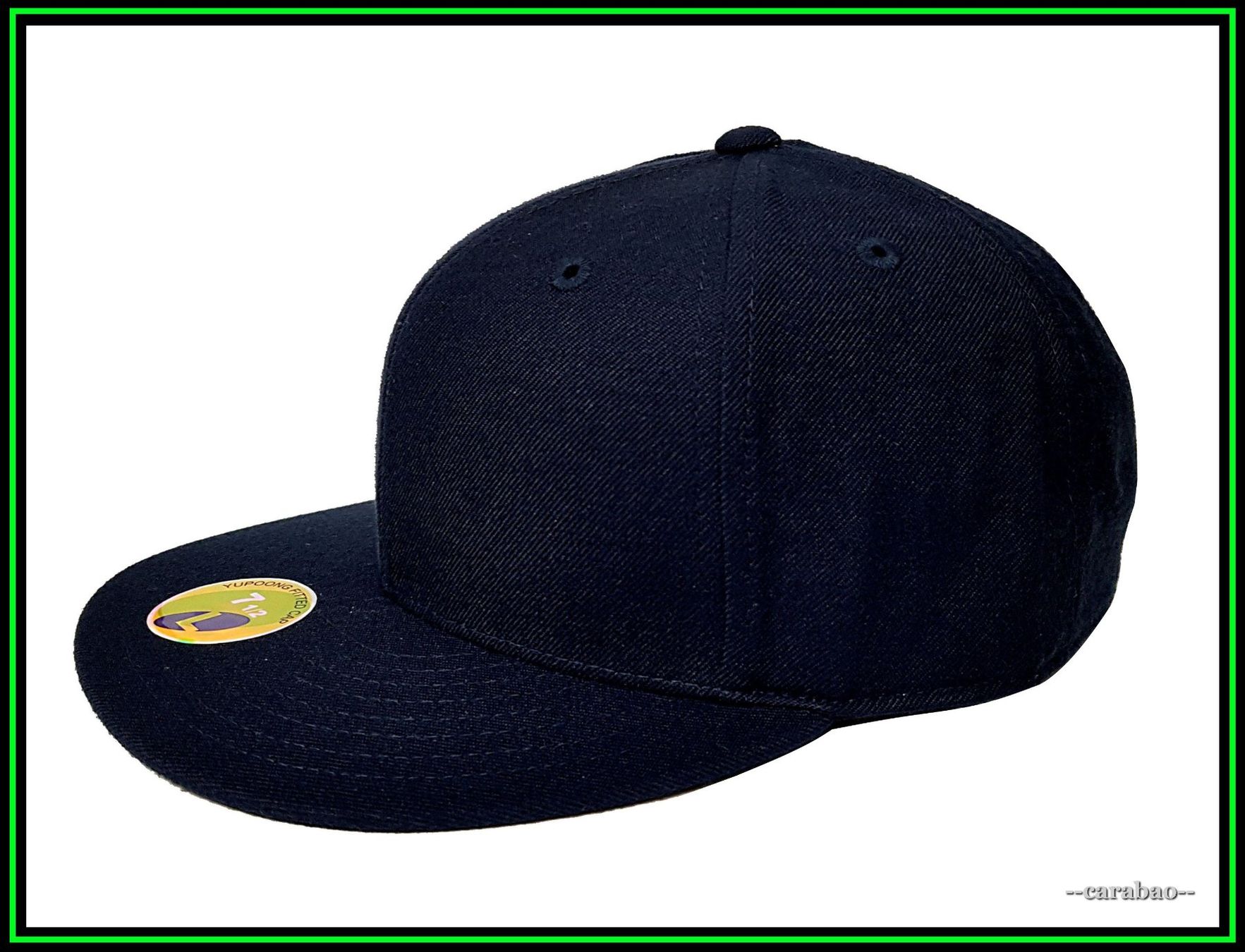 Copricapi, berretti & cappellini: Original YUPOONG Fitted Cap / Dunkelblau / Gr. L – Nuovo (secondo la descrizione) da Winterthur venduto da -carabao- 2