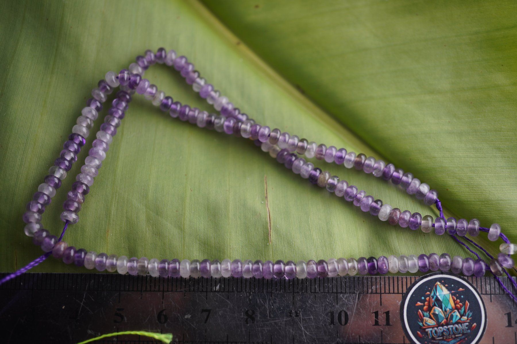 Pietre preziose: Amethyst   Donuts  4mm  Strang   TOPSTONE – Nuovo e nell'imballaggio originale da Eschenbach SG venduto da topstone
