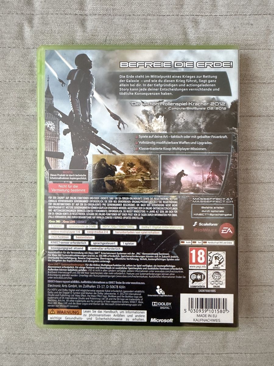Microsoft Spiele: Mass Effect 3 für Xbox 360 – Gebraucht aus Thunstetten von Virus_33 2