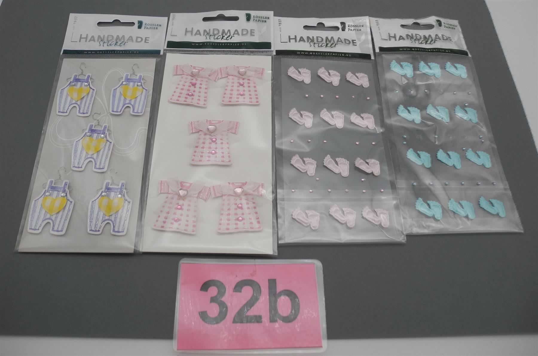 Sticker: 4 Rössler Papier Stickers, Baby, 32b – Nuovo (secondo la descrizione) da Kottwil venduto da Crazyrolf