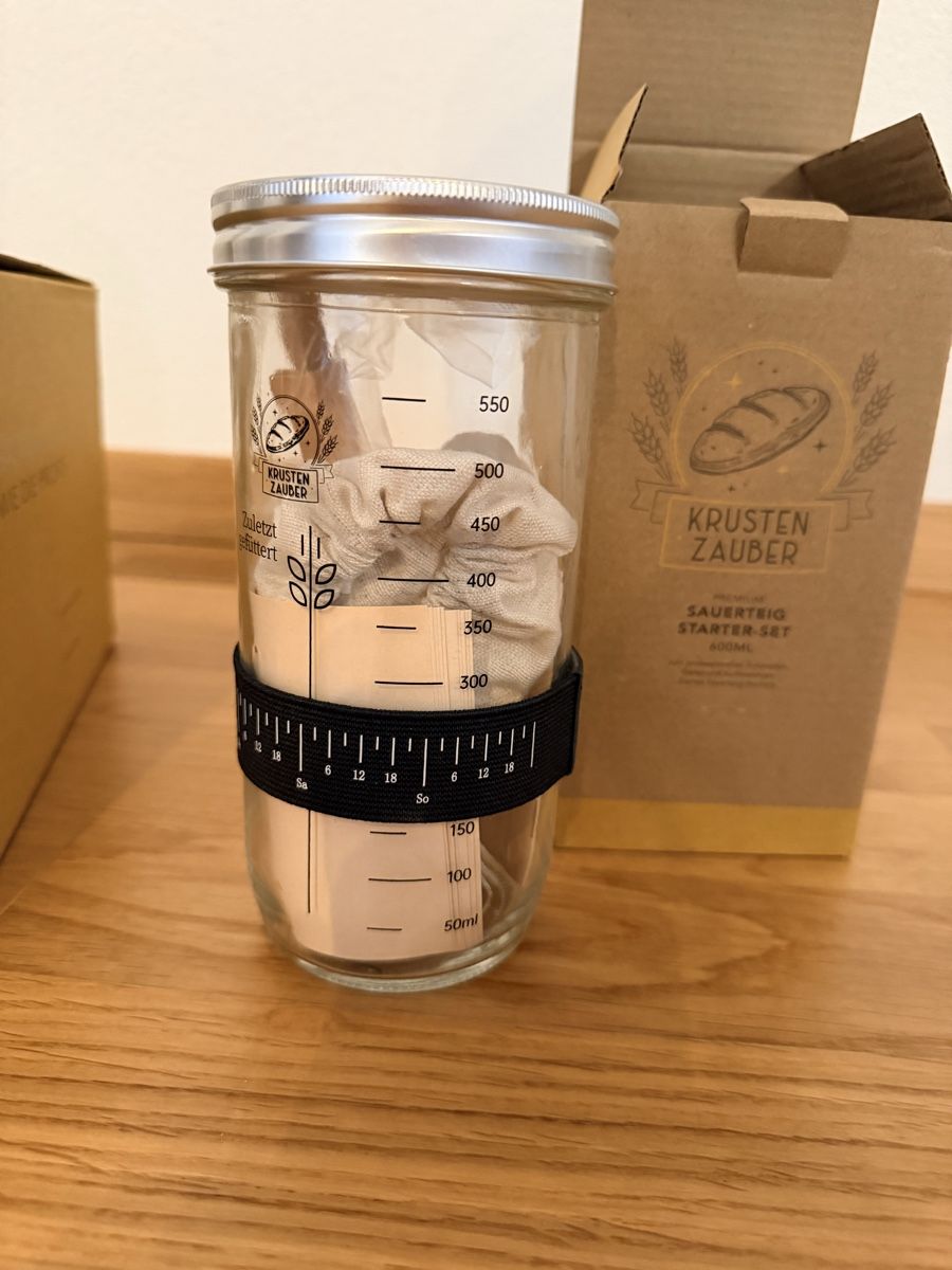Teglie da forno: KRUSTEN ZAUBER Gärkörbchen-Set und Sauerteig Starter-Set – Nuovo e nell'imballaggio originale da Luzern venduto da Mir_Daria 8