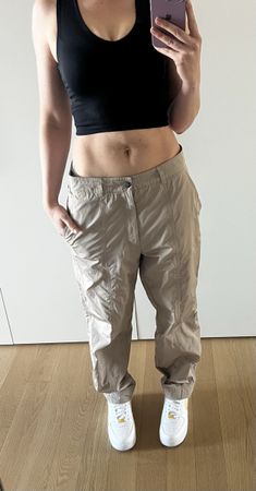 Bogner Sommerhose beige 36 38 40 parachute Hose baggy creme