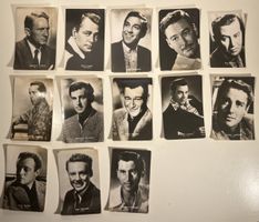 13 Cartes Stars Hollywood Wayne Bogart Flynn