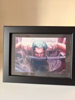 Image Zoro One Piece encadrée 15x10 cm nouveau
