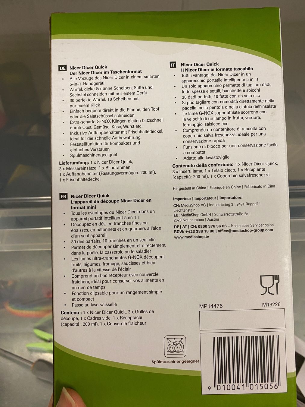 Elettrodomestici da cucina: Nicer Dicer – Nuovo e nell'imballaggio originale da Sarnen venduto da catnini 3