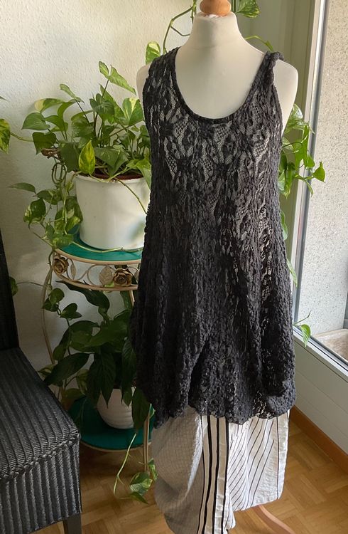 Pull Tunique Femme Sans Manches Violet - Taille 42/44 - Neuf Sans étiquette