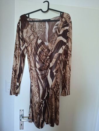Schickes Kleid Angel Nina Gr. 1 (M) im Animal-Print-Mix