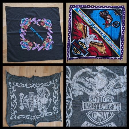 Harley Davidson Tücher verschiedene Designs 3 Stk.
