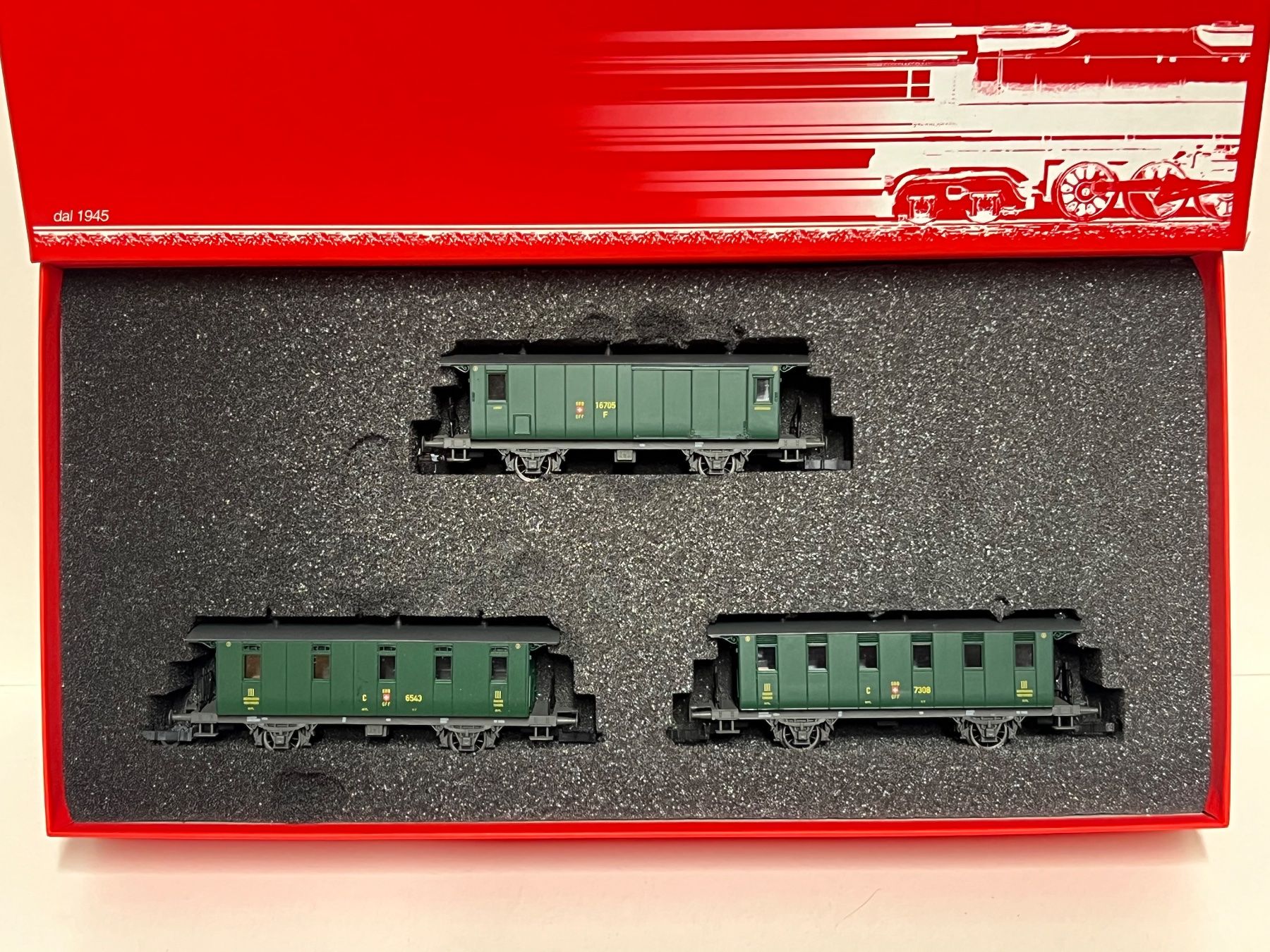 Rivarossi Modellini di ferrovie: Rivarossi R3664  SBB - CFF Oldtimerwagenset H0 DC – Usato da Geroldswil venduto da TopTrain54 8