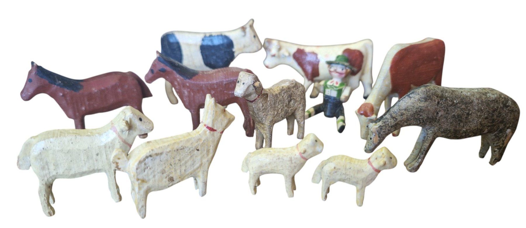 Statuette: Erzgebirge Tiere Bauernhof – Usato da Mörschwil venduto da lindaswunderkiste 1